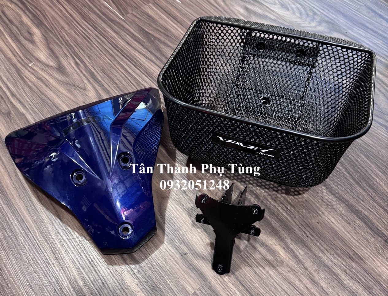 Combo Full bộ rổ Thái Wave a 110cc 2017 - 2024 kèm ốc rổ-Kiểu nạ NCX 110 ( Pát+ Nạ+ Rổ Thái )