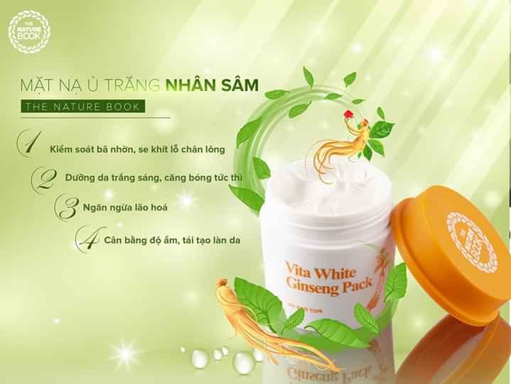 Mặt Nạ Ủ Trắng Da Nhân Sâm