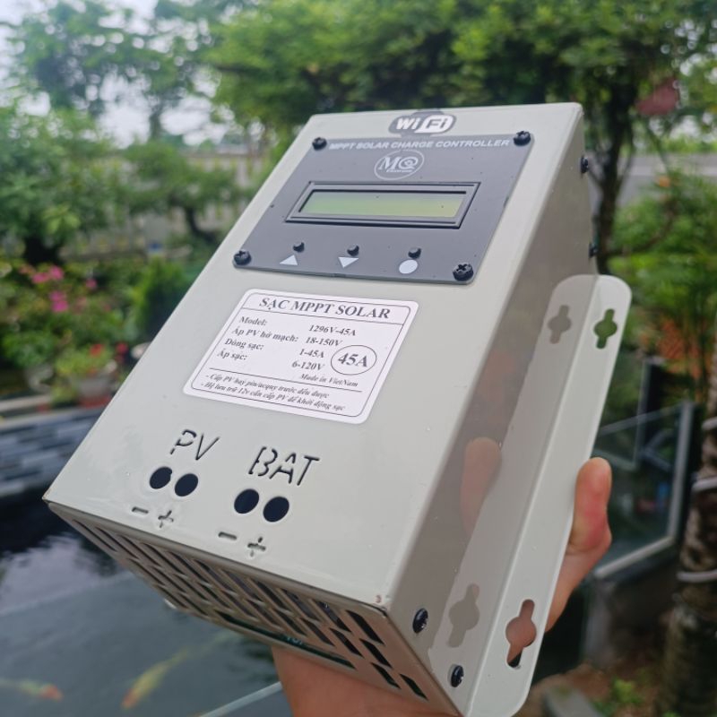 Sạc 45A không wifi - Sạc MPPT Năng lượng mặt trời 45A hệ 12v - 96v bảo Hành 12 tháng - sạc MPPT Mạnh