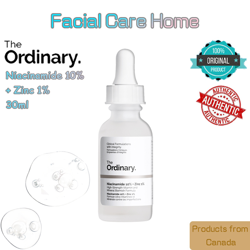 [HCM]Serum cho da mụn giảm thâm cân bằng nhờn The Ordinary Niacinamide 10% + Zinc 1% 30ml