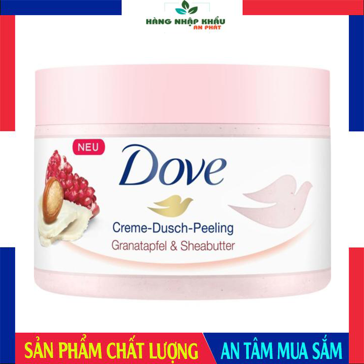 Tẩy Da Chết Body Tẩy Tế Bào Chết Body Dove Granatapfel Sheabutter Hương Lựu Và Bơ 225Ml