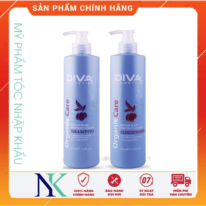 [Hcm]Dầu Gội Xã Diva Phục Hồi Giữ Màu Bảo Vệ Tóc Khỏi Tia Cực Tím 750Ml