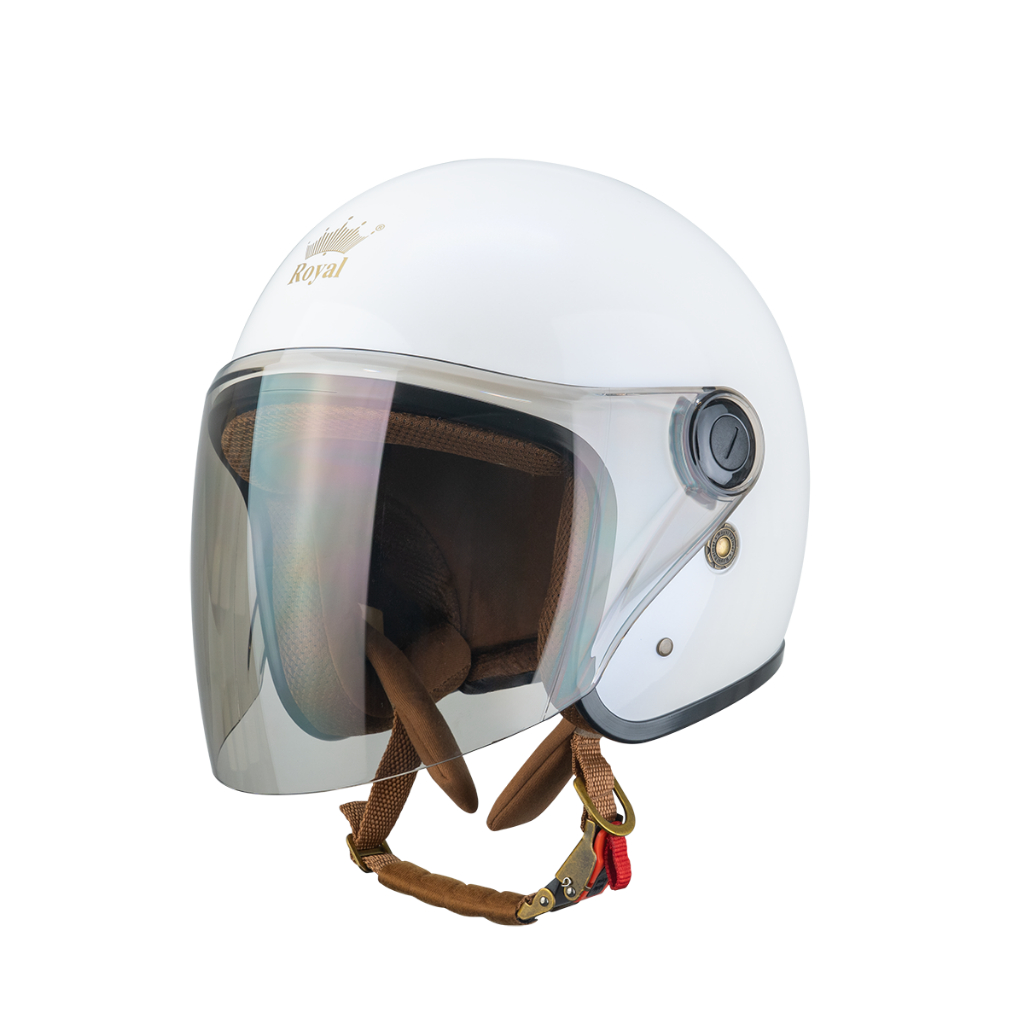 [NHÀ SẢN XUẤT] [ĐỘC QUYỀN] Mũ bảo hiểm 3/4 Royal OL20K có kính chắn gió nhiều màu sắc mới trẻ trung 