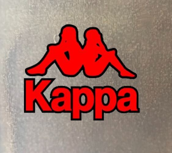 Sticker logo KAPPA Dễ Thương-khuyến mãi -IN LOGO THEO YÊU CẦU-công nghệ in pet chuyển nhiệt- ủi trực tiếp lên áo-MAJESTIC.CLO-LUCK