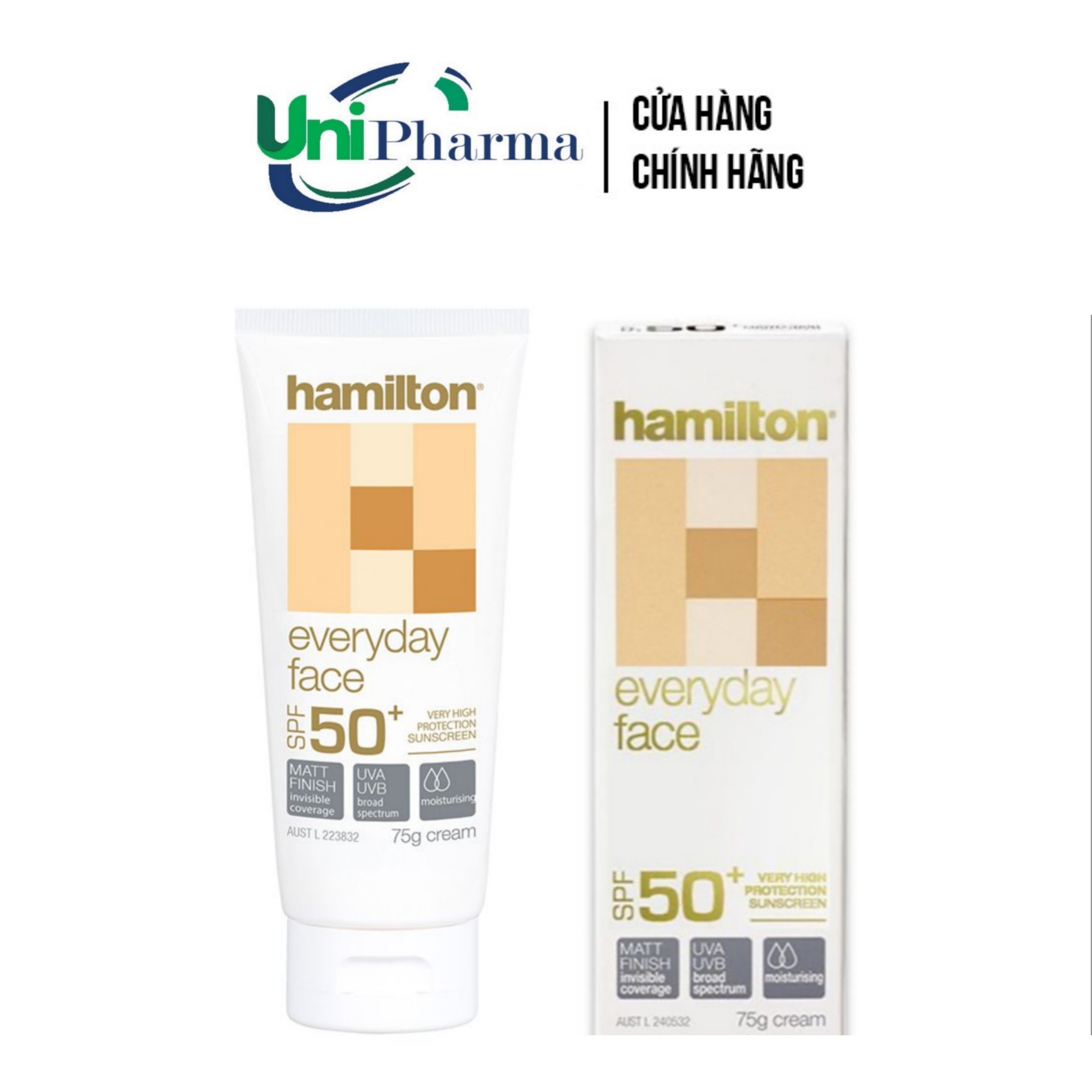 Kem Chống Nắng Hamilton Every Day Spf 50+