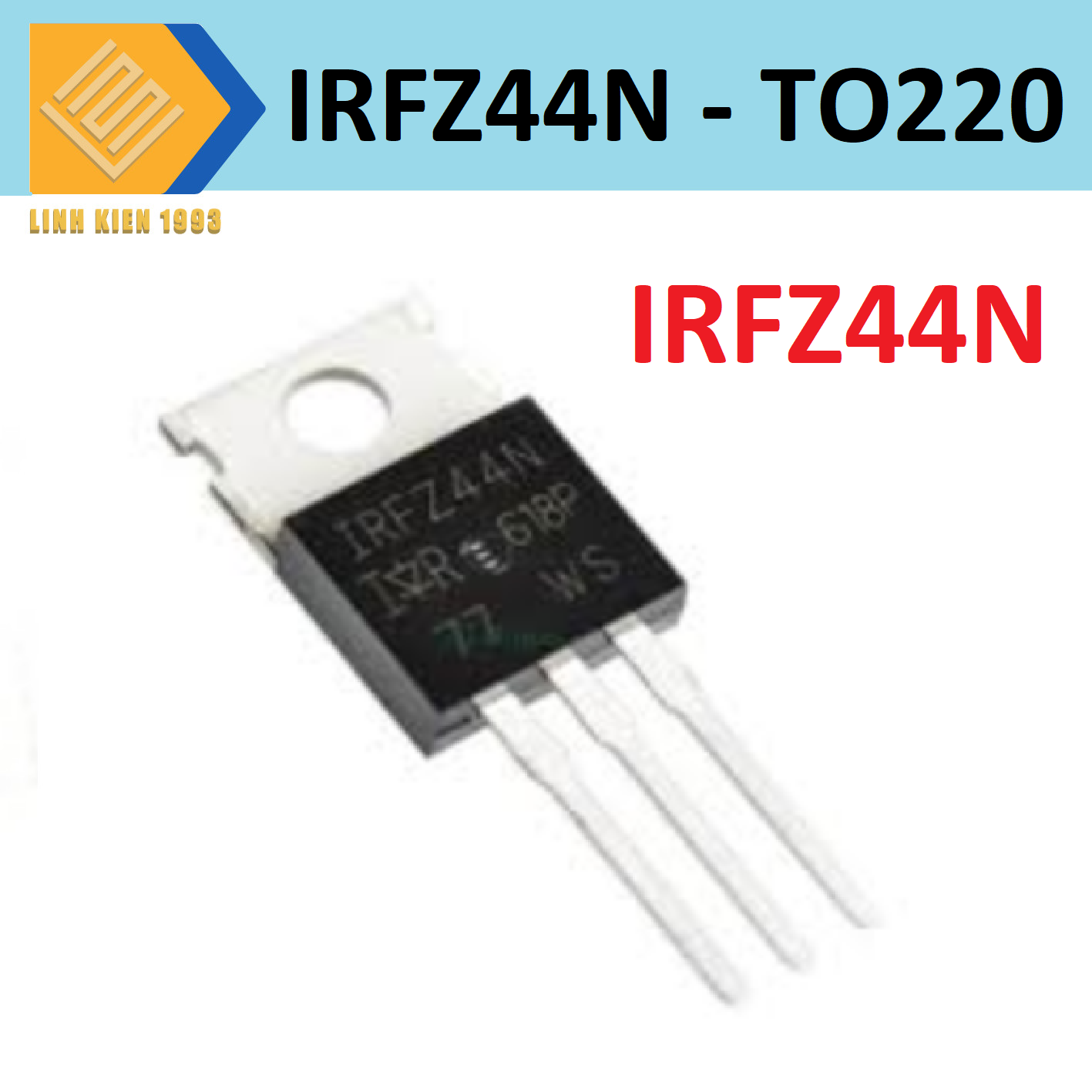 [ 2 CON ] IRF44N Mosfet IRFZ44N TO-220 55V 50A