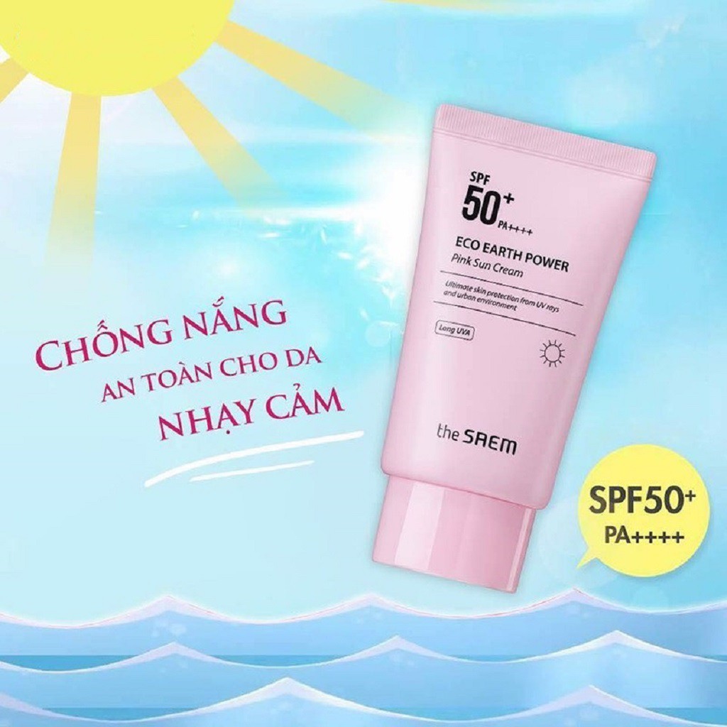 Kem Chống Nắng The Saem Eco Earth Power Sun Cream - 50Ml Cam Kết Sản Phẩm Đúng Mô Tả Chất Lượng Đảm Bảo