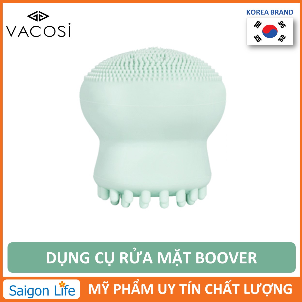 [Màu Ngẫu Nhiên] Cọ Rửa Mặt Bạch Tuộc Vacosi Boover Cleanser Dc03