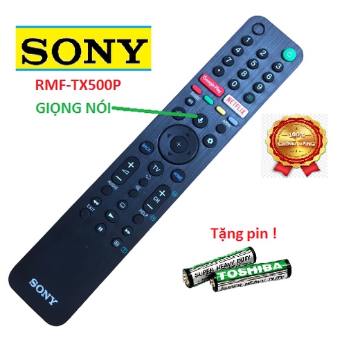 Điều khiển tivi sony giọng nóiremote điều khiển tivi sony RMF-TX500P