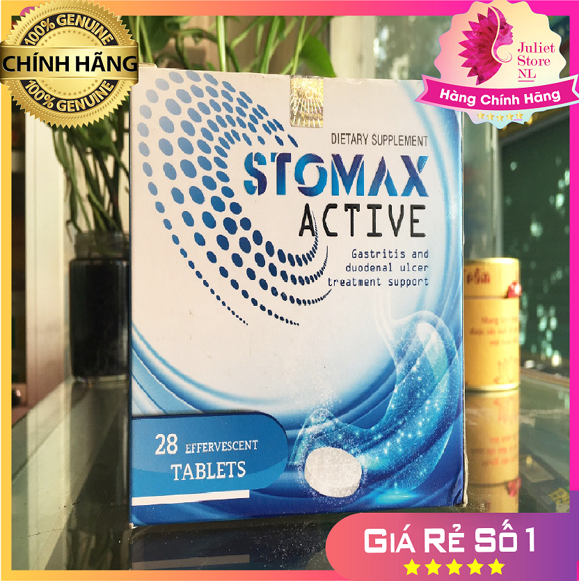 [Hcm]Stomax Active Viên Sủi Đẩy Lùi Viêm Loét Dạ Dày Tá Tràng Giảm Đau Mạnh Nhanh Hiệu Quả An Toàn 100% Lùi Nhanh Viêm Loét Dạ Dày Tá Tràng Từ Thảo Dược Tự Nhiên An Toàn Hiệu Quả 100%