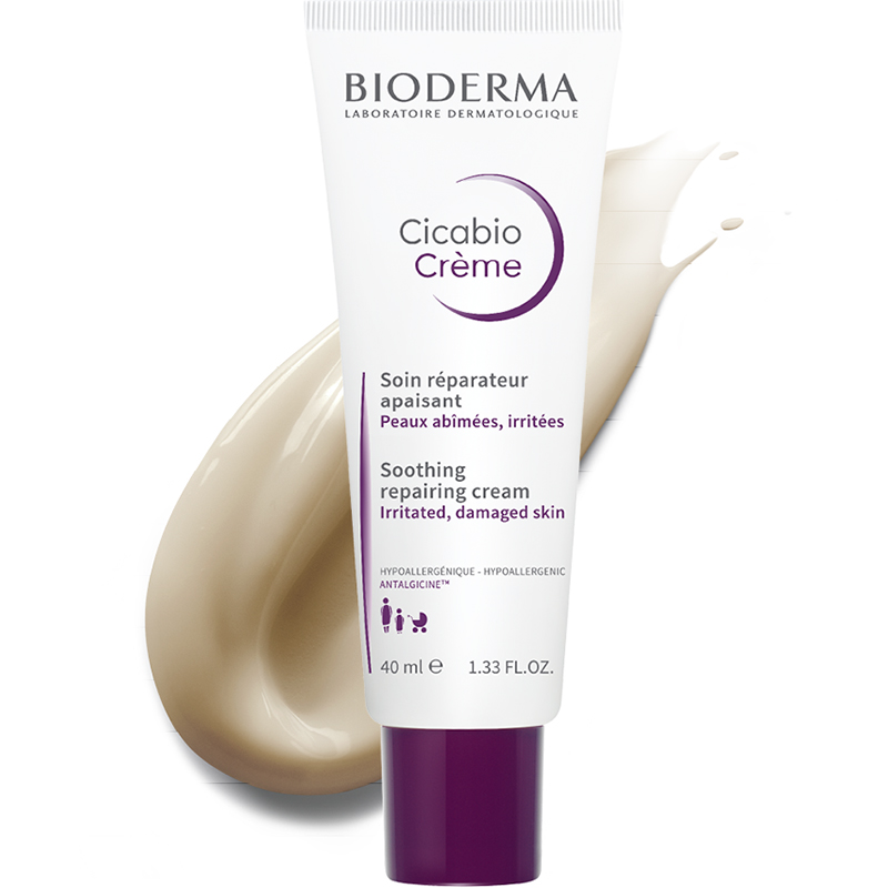 [HCM]Bioderma - Kem dưỡng làm dịu và phục hồi nhanh da tổn thương Bioderma Cicabio Crème 40ml
