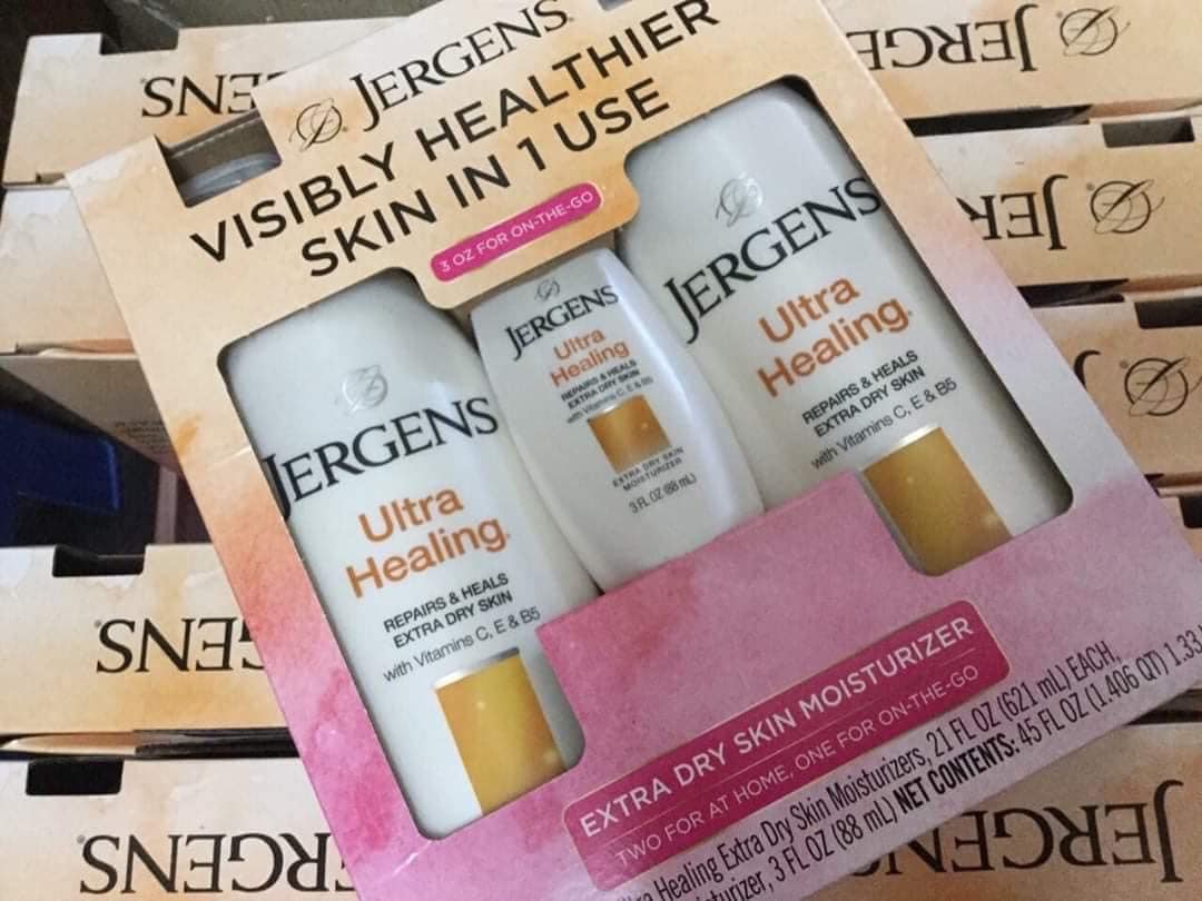 [Hcm]Combo Sữa Dưỡng Thể Jergens Ultra Healing Body Lotion 621Ml