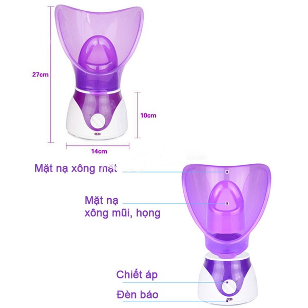 [Hcm]Máy Xông Mặt Kasumi Ntfs - 618 - Chuyên Viên Spa Tại Ngôi Nhà Của Bạn Máy Xông Mặt Nhỏ Gọn Tiện Lợi Máy Xông Mặt