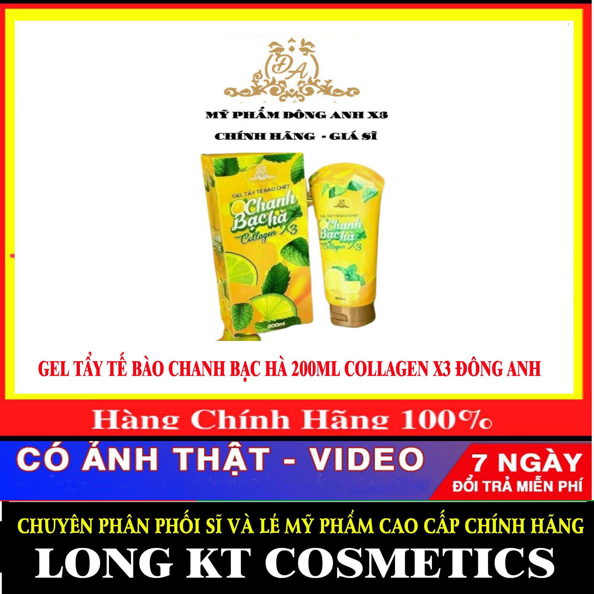 [Team Cào - Chuyên Sĩ Đông Anh X3 - Miễn Ship - 20K ] Gel Tẩy Tế Bào Chết Chanh Bạc Hà Collagen X3 100Ml Chanh Thanh Mát Có Tác Dụng Làm Trắng Da Sạch Da Mờ Sẹo Thâm Và Loại Bỏ Các Đọc Hạicho Làn Da Mát Lạnh