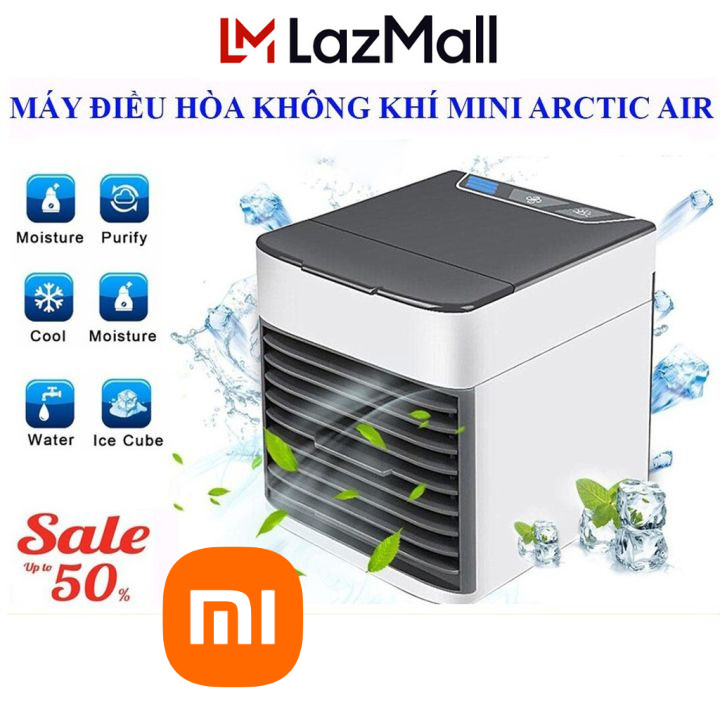 (HÀNG CHÍNH HÃNG) LazFlash Siêu Sale Quạt Nước Đá Xiaomi Quạt Điều Hòa Hơi Nước Mini Công Suất Lớn Q