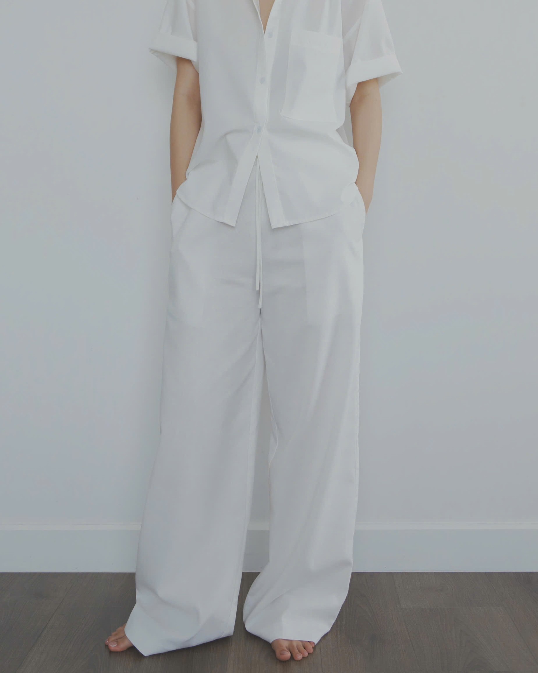 AOEM STUDIOS | ELLEN PANTS - QUẦN DÁNG SUÔN HỌA TIẾT SỌC