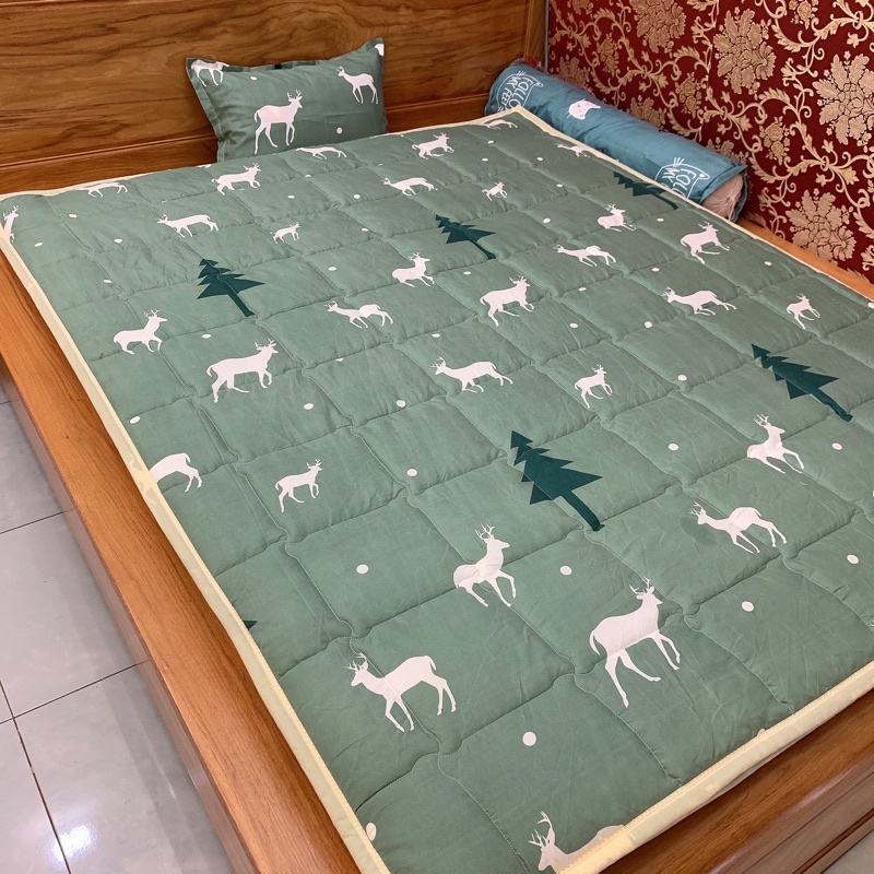 Tấm Trải Đệm Topper Nệm Trải Giường Trải Sàn Siêu Mỏng Cho Cả 4 Mùa Chiếu Trải Đa Năng