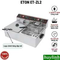 Bếp chiên nhúng đơn ngập dầu ETON ET-ZL1 - Dung tích 6 lít - Inox 304 - Hàng chính hãng