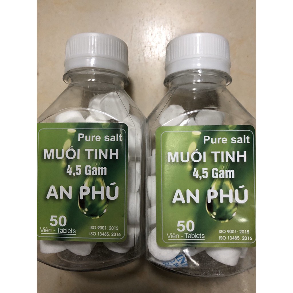 Viên Muối Tinh Nacl Pha Xúc Họng (Lọ 50 Viên ) Chất Lượng Đảm Bảo An Toàn Đến Sức Khỏe Người Sử Dụng Cam Kết Hàng Đúng Mô Tả