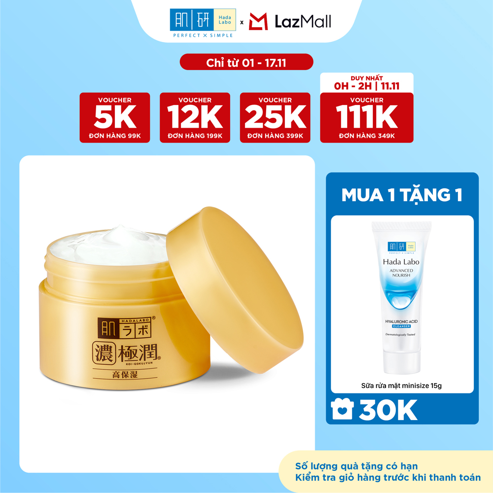 Kem dưỡng ẩm dạng gel Hada Labo Koi-Gokujyun Perfect Gel 100g
