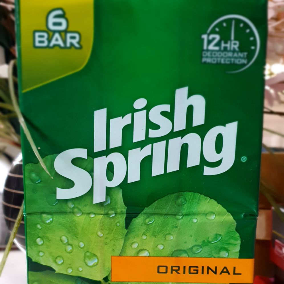 Xà Bông Irish Spring Lốc 6 Bánh.