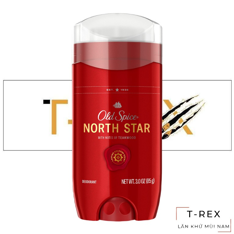 [Hcm]Lăn Sáp Khử Mùi Old Spice North Star With Teakwood 85G (Cam Kết Hàng Đúng Mô Tả Chất Lượng Đảm Bảo An Toàn)