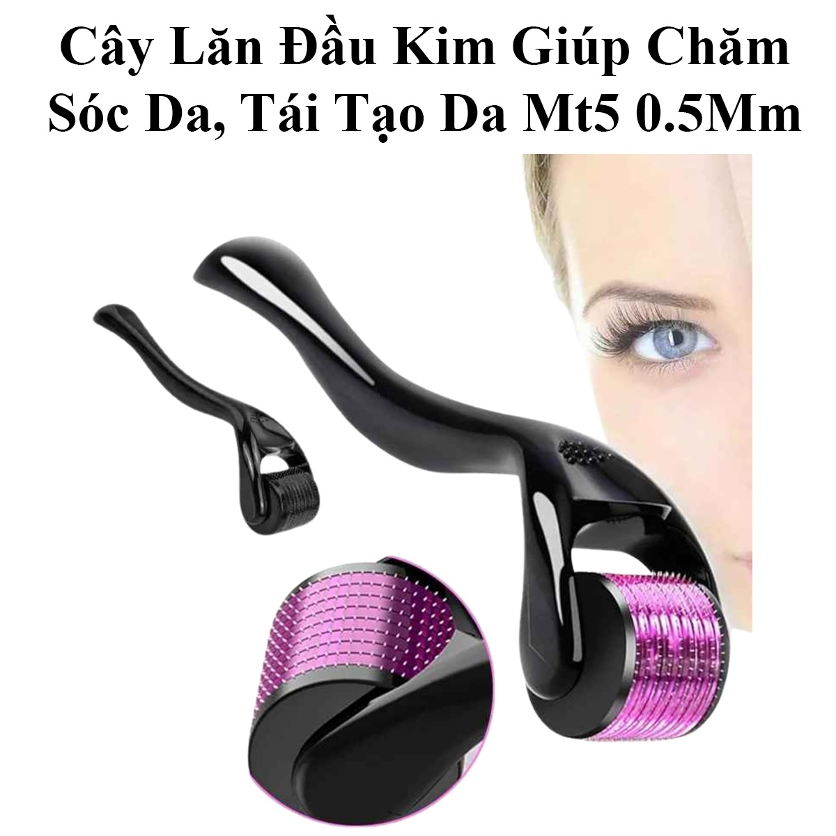 Cây Lăn Đầu Kim Giúp Tái Tạo Làn Da 0.5mm MT5