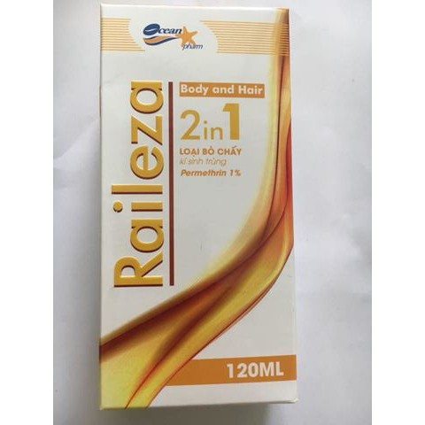 Sản Phẩm Tắm Gội Làm Sạch Chấy Raileza 120Ml