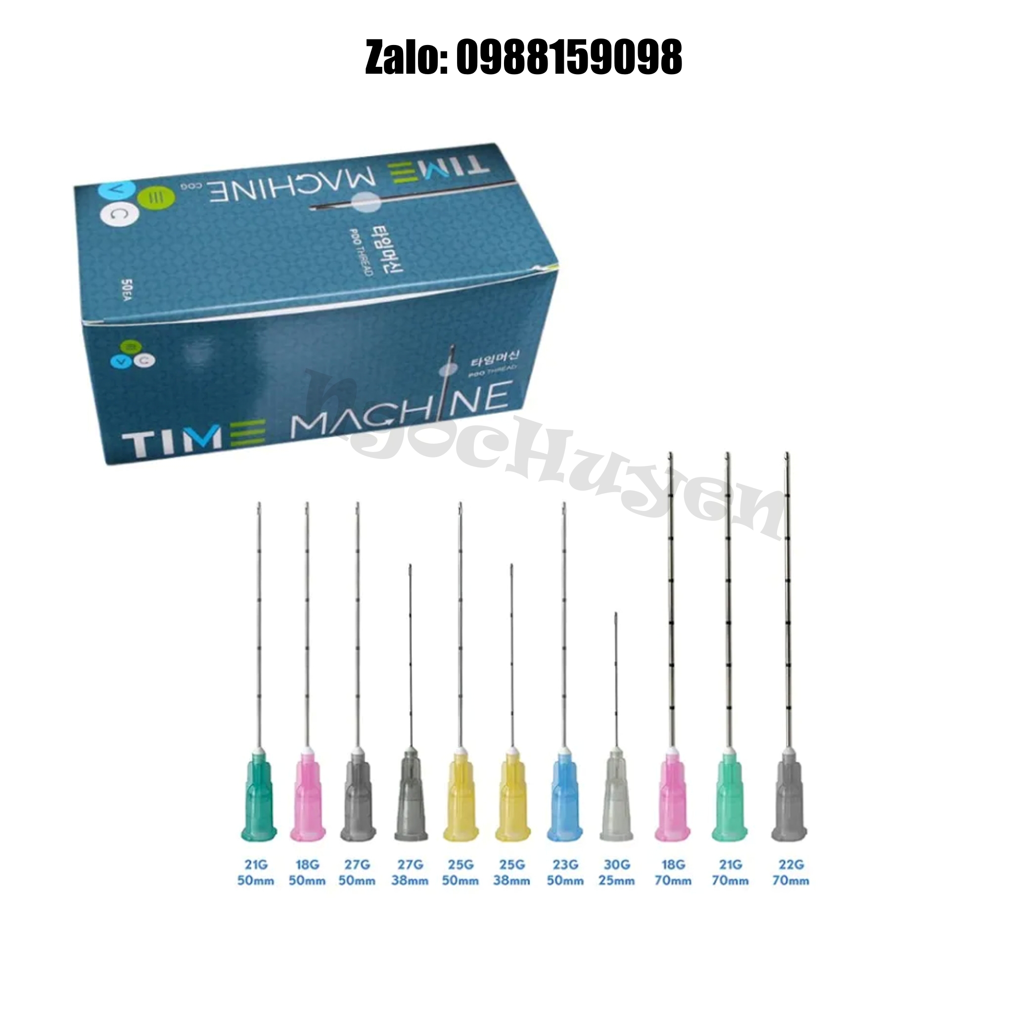 Đầu kim cannula các size(16-21-22-23-25-27g)  - 1 hộp 50 kim