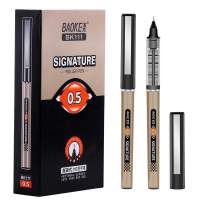 Hộp 12 cây bút lông kim Baoke BK111 / Bút gel nước Signature Baoke 111 ngòi 0.5mm