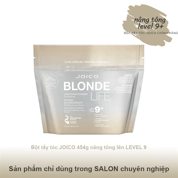 Bột Tẩy Tóc Joico Blonde Life Nâng Tông Lên Level 9 Gói 454G