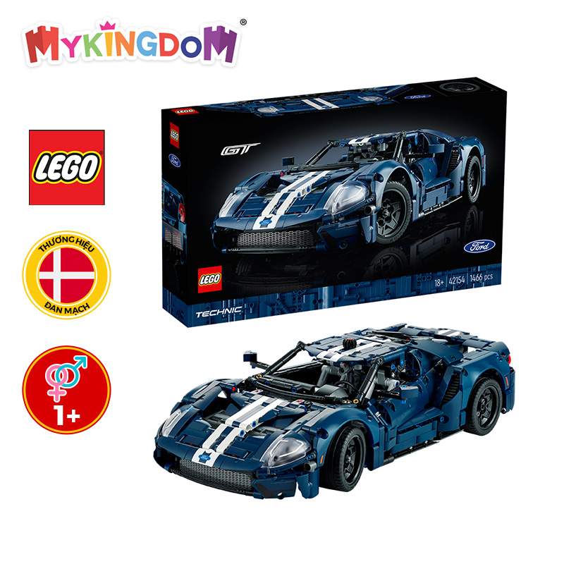 Đồ Chơi Lắp Ráp LEGO Siêu Xe Thể Thao Ford GT 42154 (1466 chi tiết)
