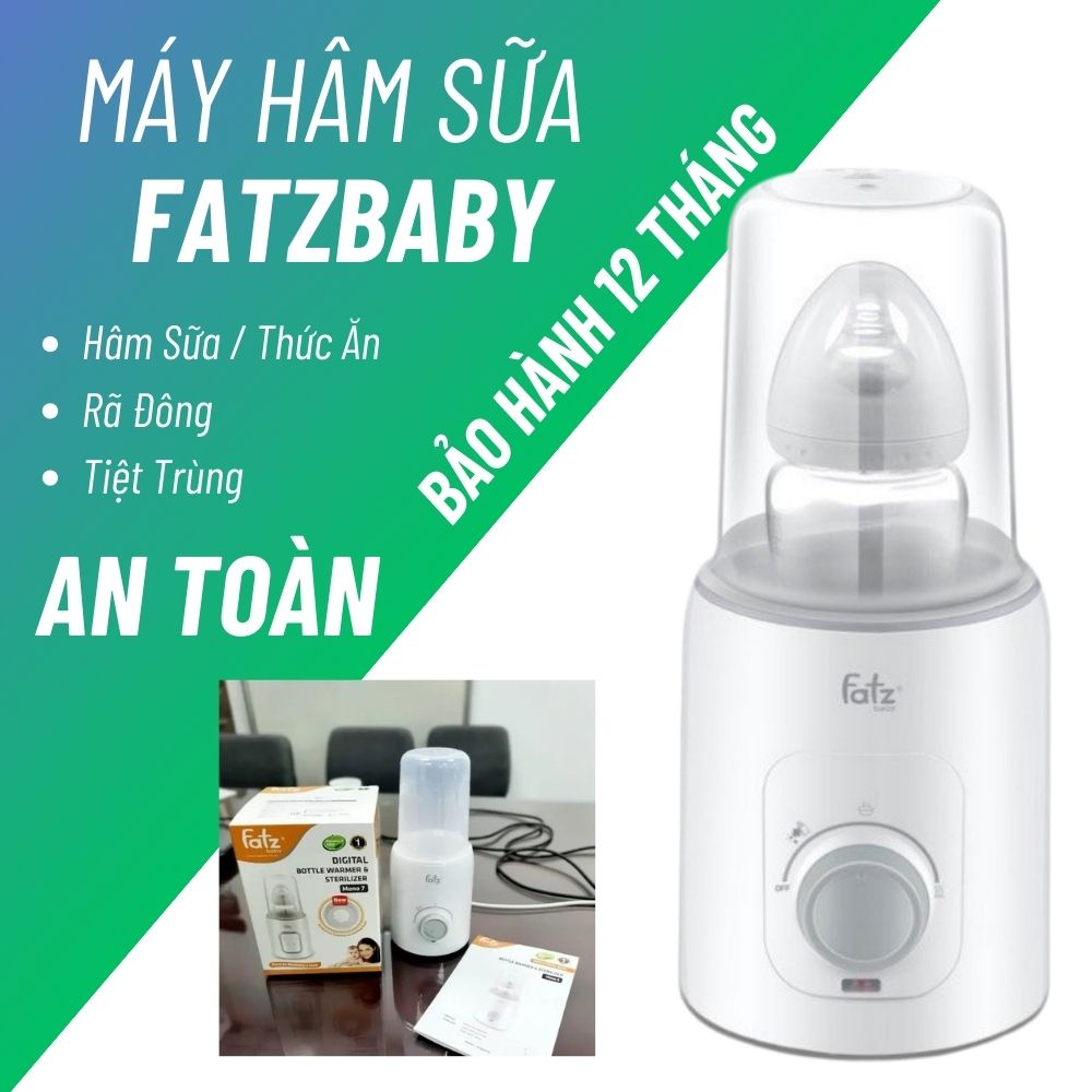 Máy hâm sữa và máy tiệt trùng sữa (bảo hành 12 tháng) Mono 6 Fatz Baby FB3001TN (hàng chính hãng) bao bền an toàn tiện lợi
