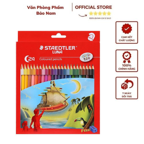 Bút chì 24 màu Staedtler Luna 136 C24