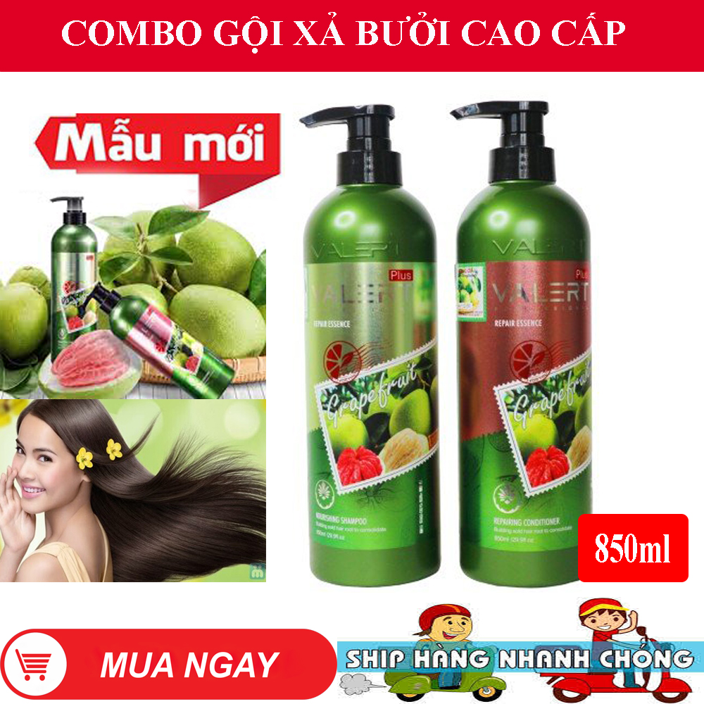 [Cam Kết 100% Hàng Chuẩn] Cặp Gội Xả Dầu Gội Đầu Cao Cấp. Chiết Xuất 100% Thiên Nhiên Từ Vỏ Bưởi Kích Thích Mọc Tóc Ngăn Ngừa Rụng Tóc Hiệu Quả Cùng Với Các Dưỡng Chất Khác Đem Lại Cho Bạn Mái Tóc Dày Và Óng Mượt
