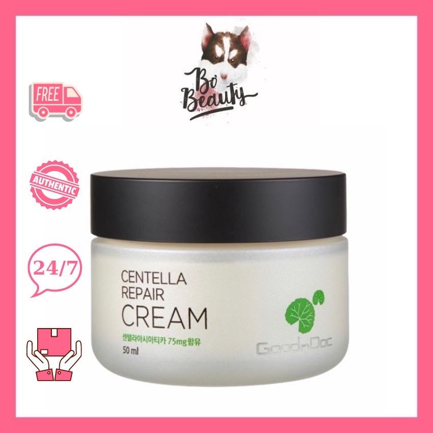 [Freeship]Kem Rau Má Goodndoc Centella Repair Cream Dưỡng Ẩm Và Phục Hồi Da