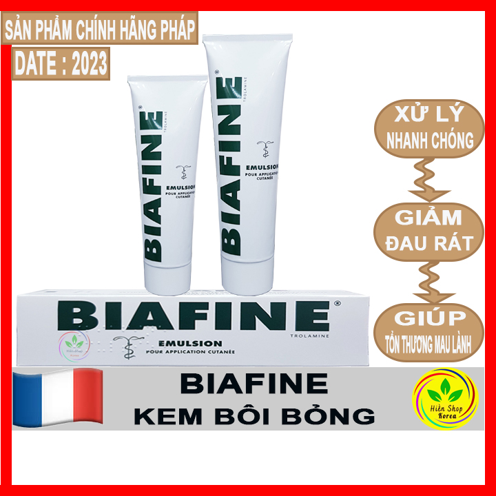 Kem Bôi Bỏng Biafine 93G Dành Cho Người Lớn Và Trẻ Em Của Pháp