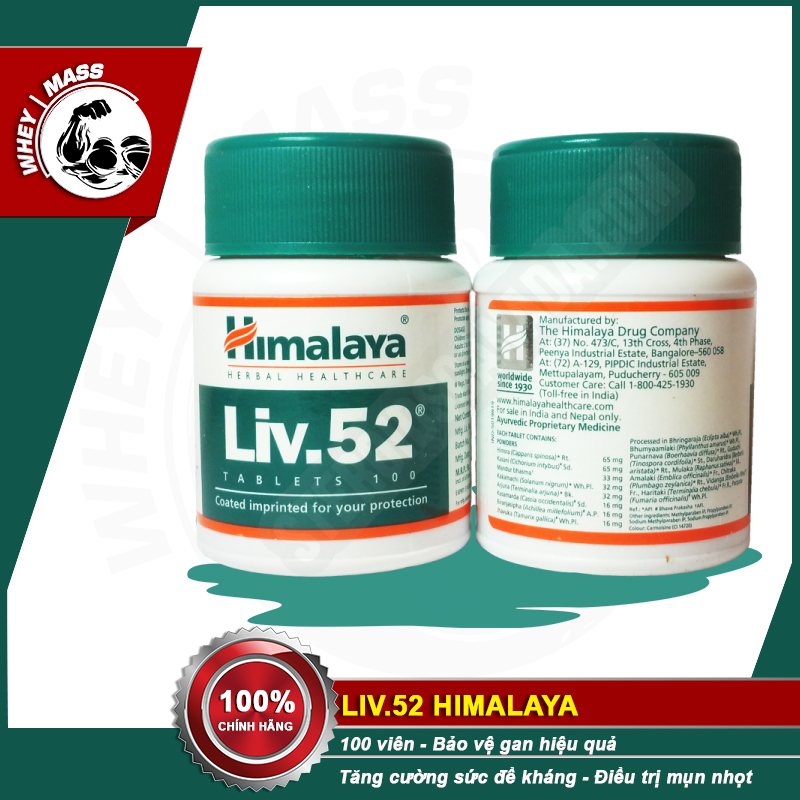 [HCM]Viên Giải Độc Gan Mát Gan Liv 52 (100 Viên)