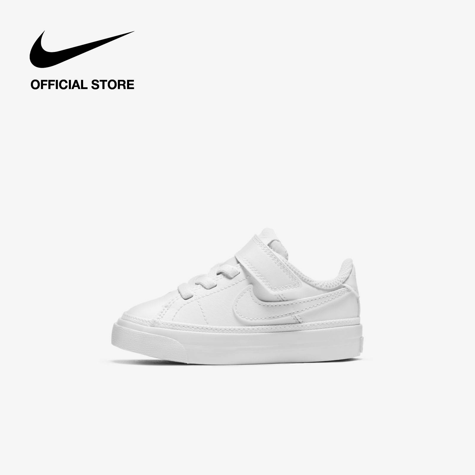 [VOUCHER 42% + MUA 2 GIẢM 5%] Giày Nike Kids Court Legacy Baby/Toddler (Boys) Shoes - White
