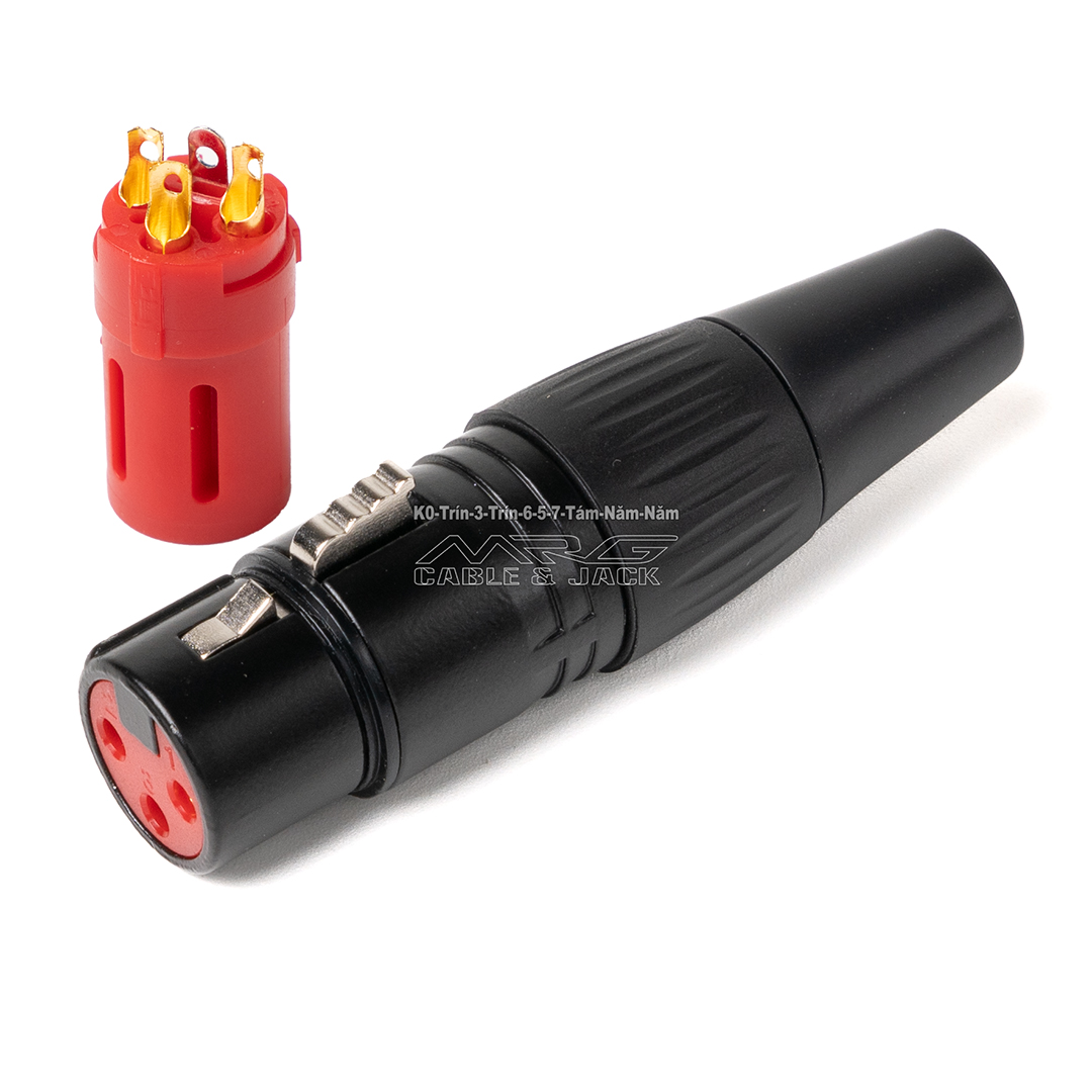 Jack Canon Đực Chân Đồng Dùng Hàn Dây Âm Thanh giá 1 chiếc (XLR-male) J-CN | rắc canon giắc canon ra