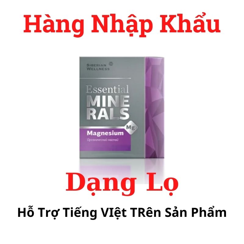 Magie Siberian- Viên uống giúp ngủ ngon Essential Minerals Magnesium Mg Siberian Health Nga - 6