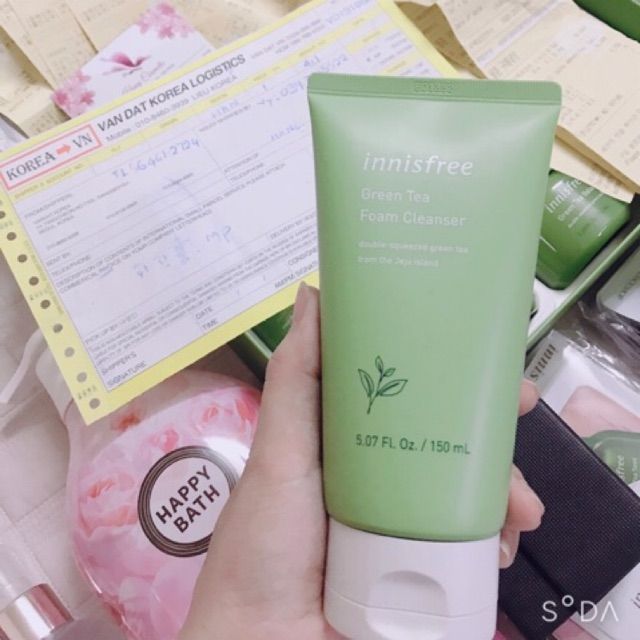 Sữa Rửa Mặt Innisfree Trà Xanh Mẫu Mới 2021