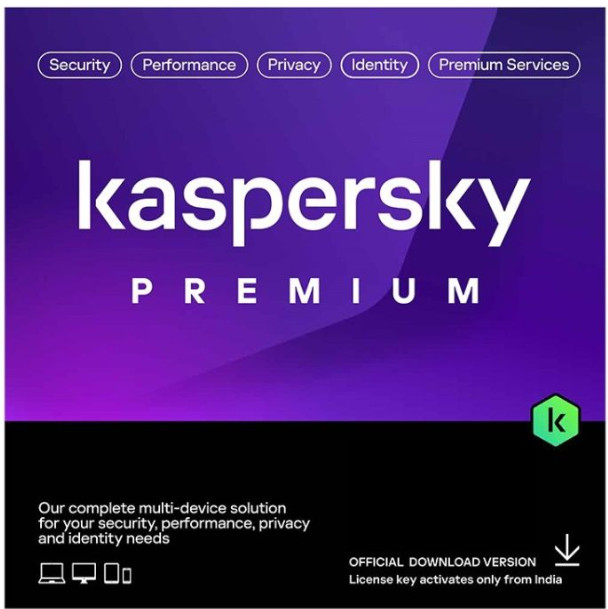 Phần mềm diệt virus Kaspersky Premium cao cấp  - VPN Không Giới Hạn -  Hàng Chính Hãng  - Tài khoản 