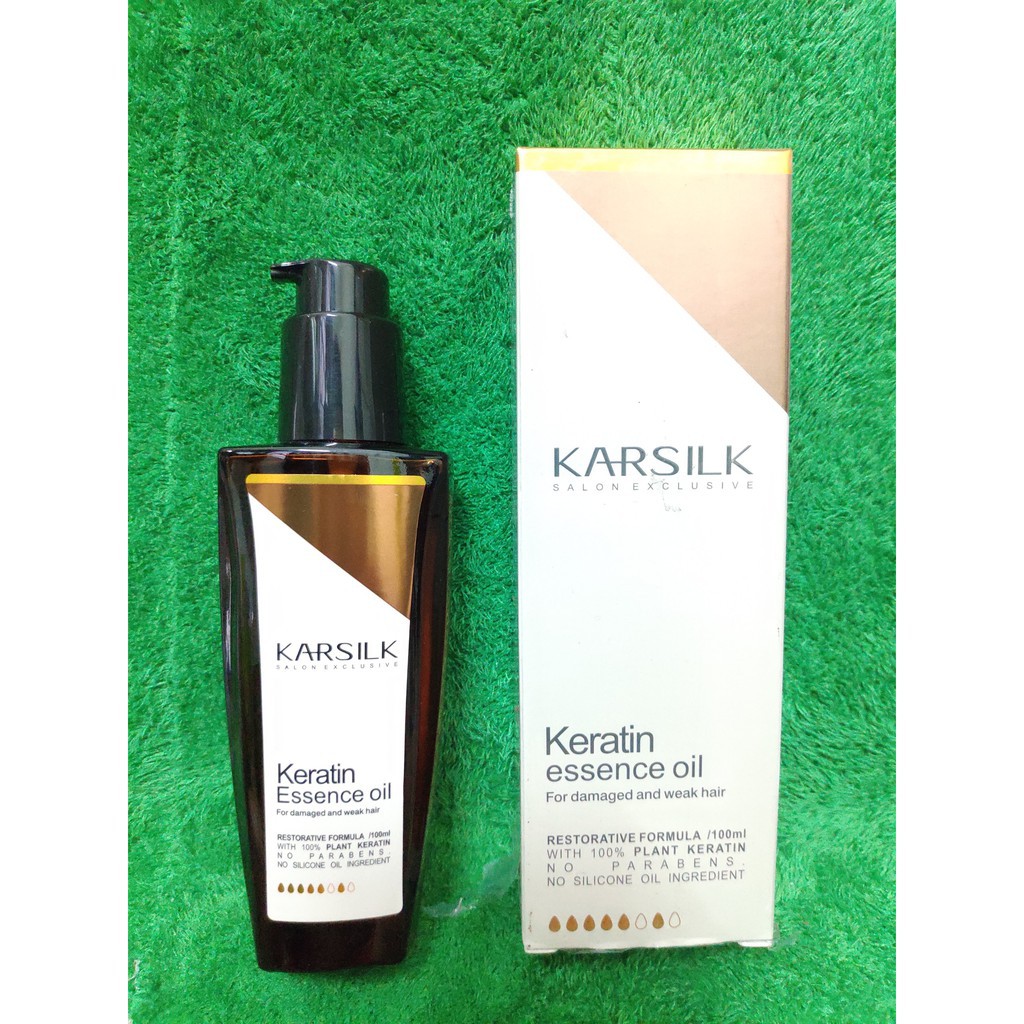 Tinh Dầu Dưỡng Tóc Keratin Karsilk Ý 100Ml