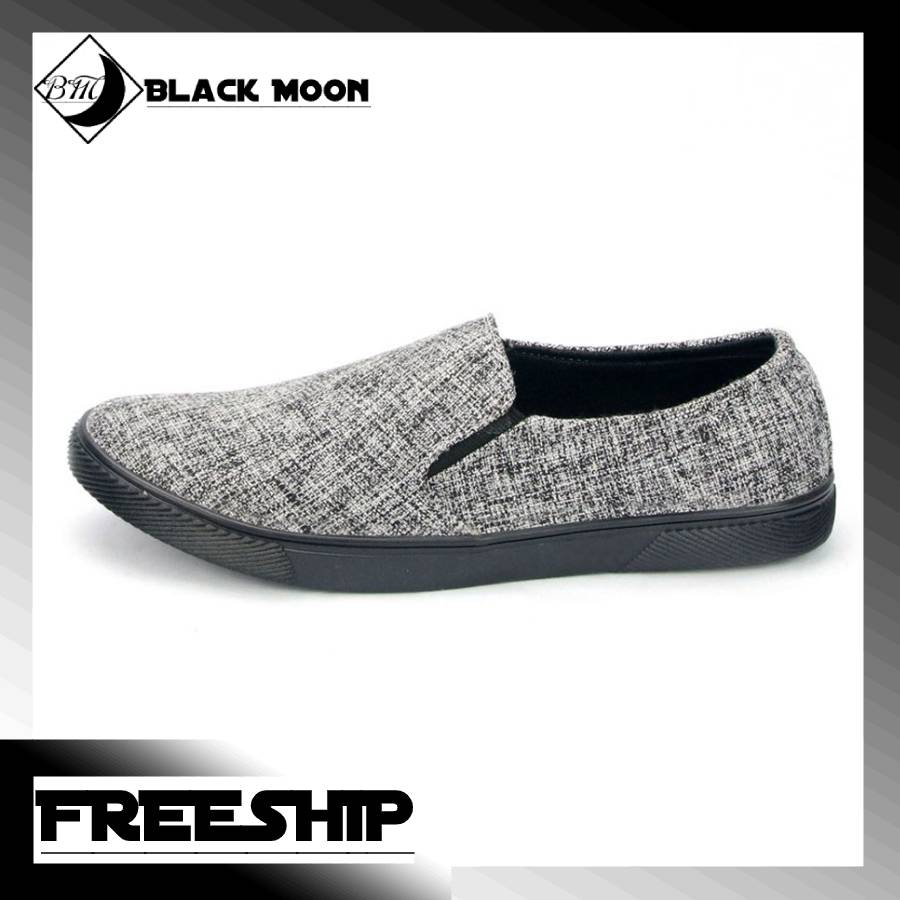 [HCM]Giày lười công sở nam BM212 shop BlackMoon chuyên giày mọi giày vải