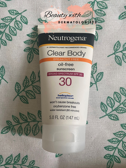 [Hcm]Kem Chống Nắng Toàn Thân Neutrogena Clear Body Break - Out Free Liquid Lotion Sunscreen Broad Spectrum Spf 30 - Dung Tích 147Ml