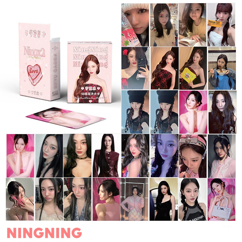 Set 50 photo card unoff Hologram AESPA-NINGNING 2024