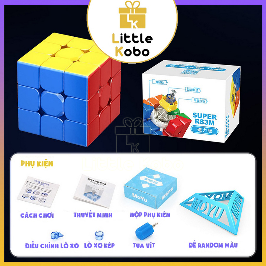 Rubik 3x3 MoYu Super RS3M 2022 3x3 Maglev RS3 M Rubic Nam Châm 3 Tầng Stickerless 3x3x3 Đồ Chơi Trí 