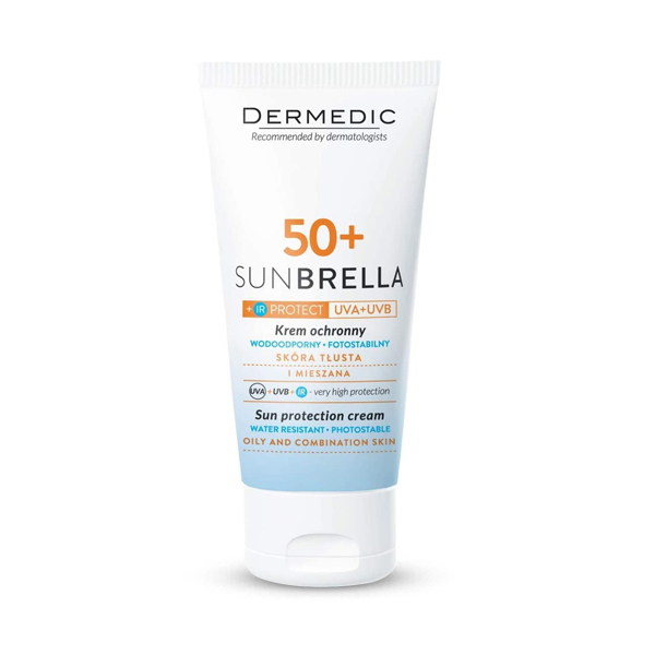 [Hcm]Kem Chống Nắng Cho Da Dầu Và Mụn Dermedic Sunbrella Spf 50+ Sun Protection Cream Oily And Combination Skin