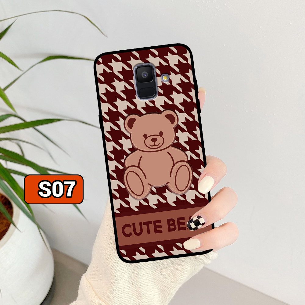 Ốp lưng Samsung A6 2018/ A6+ /A6 Plus gấu bear ốp điện thoại dễ thương chống va đập giá rẻ